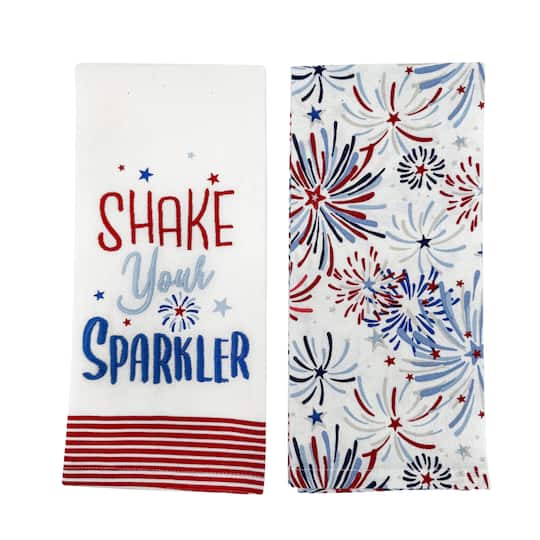 Shake Your Sparkler Dish Towel Set by Celebrate It&#x2122;